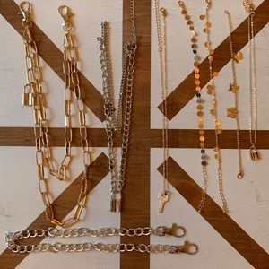 Trendy Gold & Silver Jewelry Lot